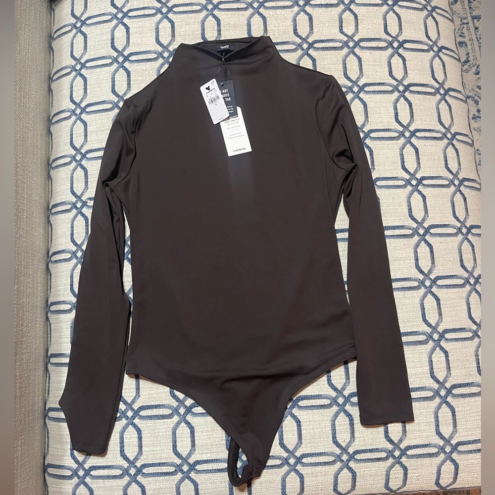 Express Dark Brown Bodysuit